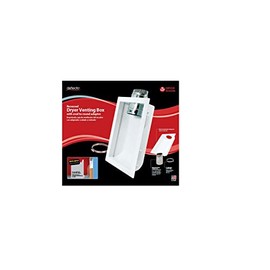 Deflecto Dryer Venting Box 4" WHT