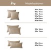 SOULFUL Double Muslin Cushion Cover, 45 x 45 cm, Cotton,