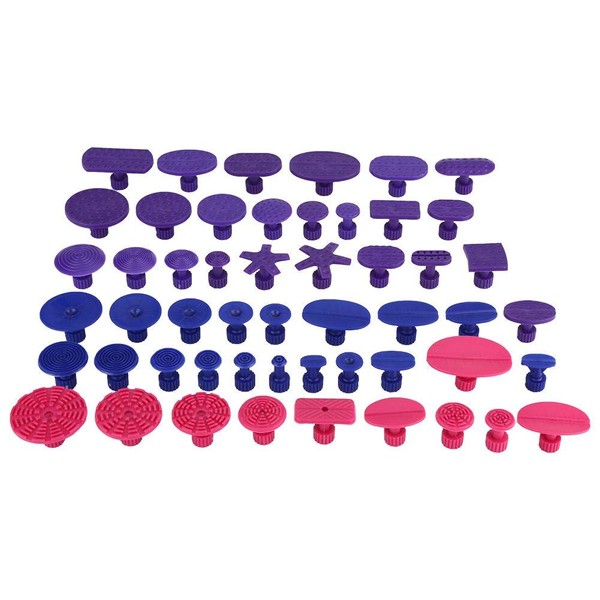 Pdr Glue Tabs,Dent Puller Tabs,52Pcs Car Auto Body Dents Removal