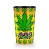 JUST FUNKY 32oz Tall Insulated Tumbler Features a Pot Leaf