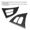 2Pcs/Set Carbon Fiber Steering Wheel Frame Cover Trim Left Hand