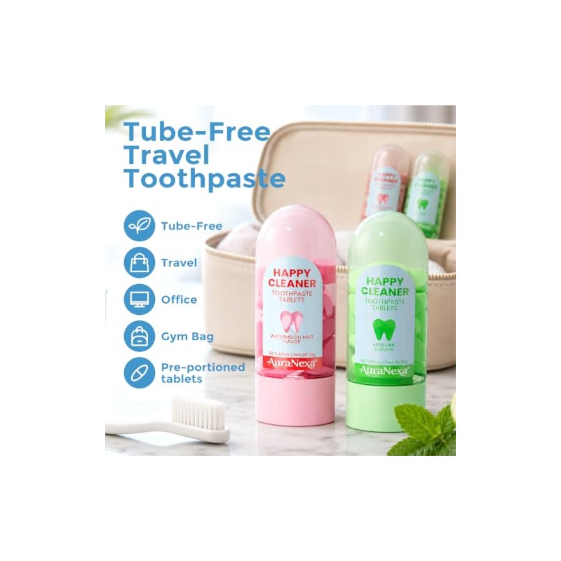 Whitening Toothpaste Tablets – Remineralizing Nano Hydroxyapatite Chewable Toothpaste with