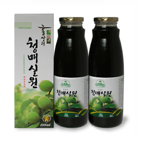 [Hongsangni Green Plum] Green Plum Garden 1000mlx 2 bottles / [홍쌍리청매실] 청매실원 1000mlx 2병