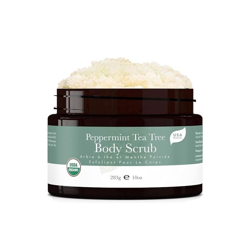 Beauty by Earth- Exfoliante corporal orgánico de árbol de té
