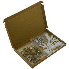 45 Sets of Plasterboard Fixing Screws,Self Drilling Drywall Screws and Drywall Anchors