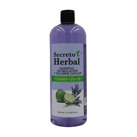 Secreto Herbal Shampoo Estimulación y Volumen Capilar con Bergamota y Lavanda 1 Litro