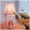 Cozylight Bedside Lamp, Pink Dancing Shoes Design, 14inch Tall Table