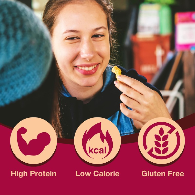 ProtiDIET High Protein White Cheddar Crisps - Gluten Free, Low