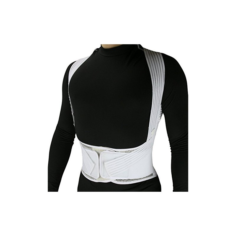 ObboMed MB-3400XL Chest Shoulder Posture Corrector, Lower Back Support, Wrap