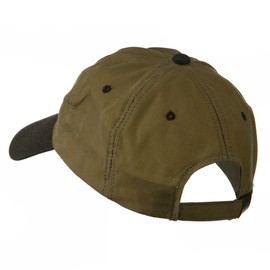 Outdoor Waxed Cotton Canvas Cap - Tan Brown OSFM