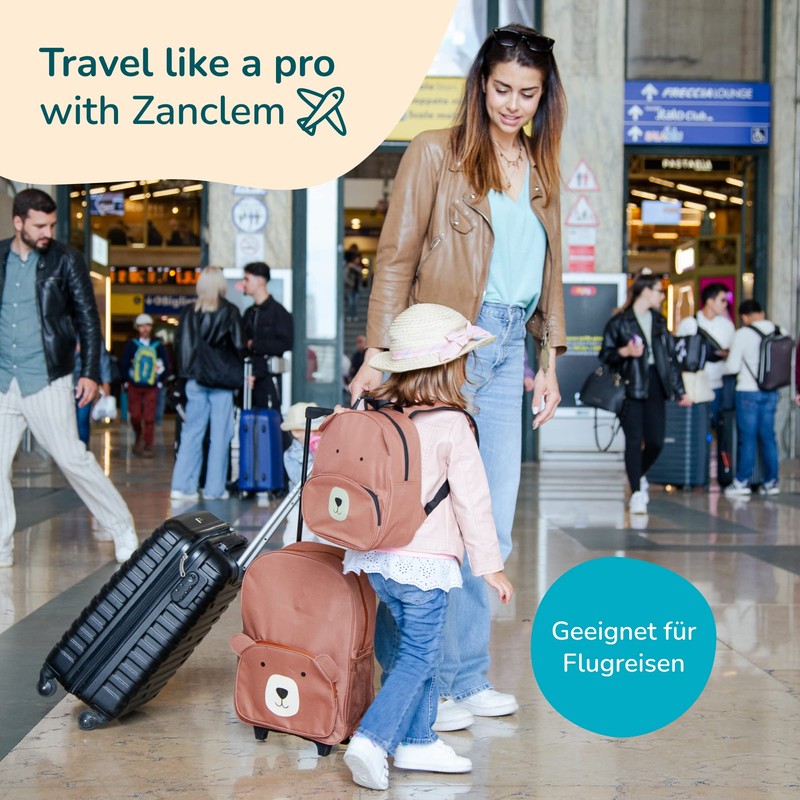 ZANCLEM Unisex Children's Backpack in Animal Shape with 4 Litre