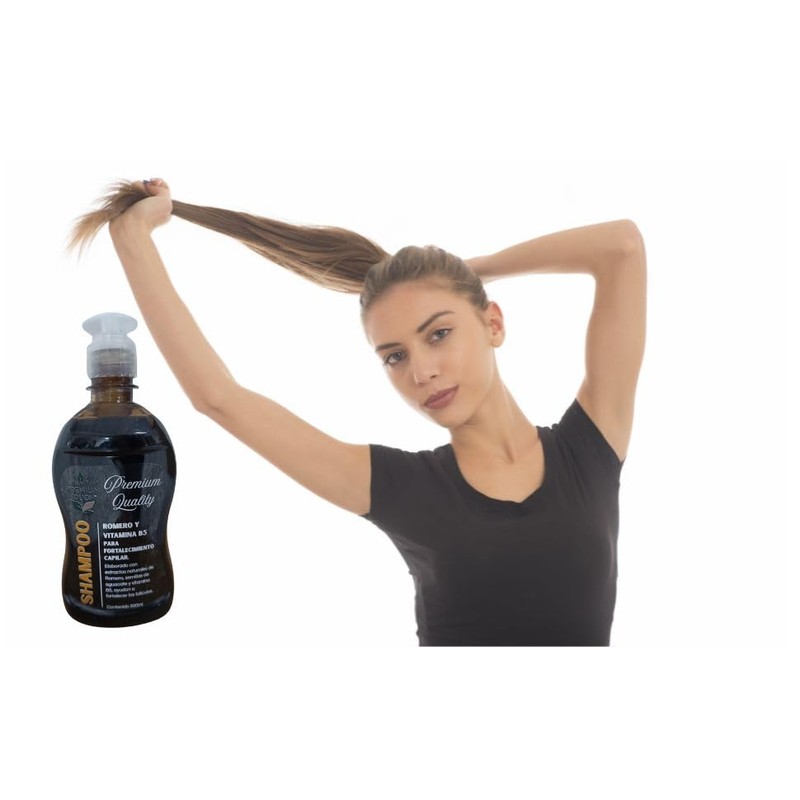 Shampoo Capilar Premium Touch con Extracto de Romero y Vitamina