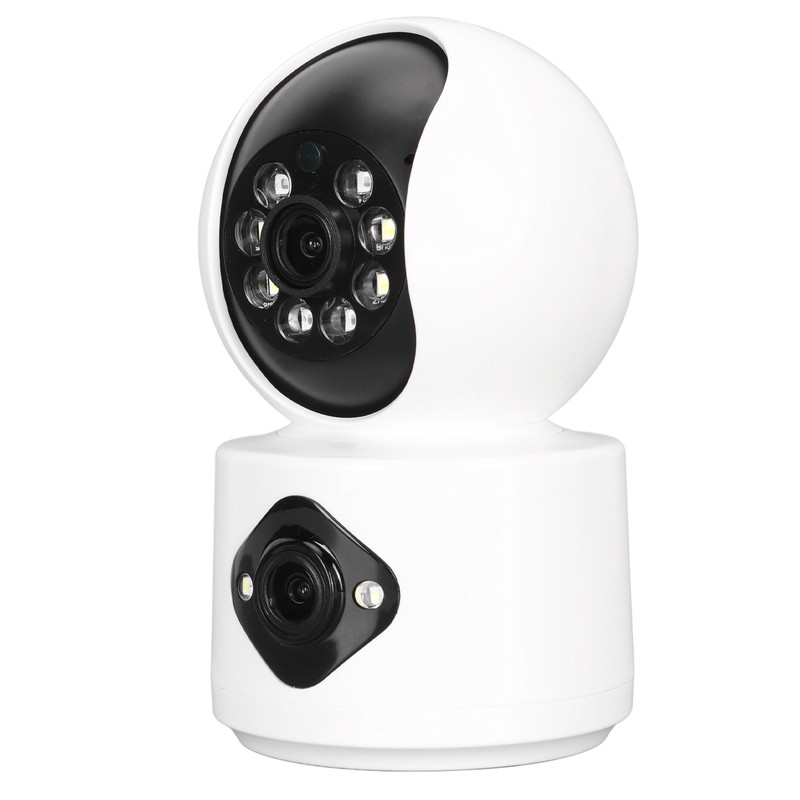 Dual Lens Security Camera 4MP HD WiFi AP Hotspot Surveillance