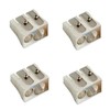 Baumgartens Dual-Hole Metal Pencil Sharpener, 4 PACK