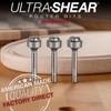Ultra-Shear Juice Groove Router Bits, 5/32" Radius, 1/4" Shank, Carbide