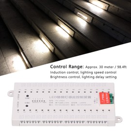 Kit de Inducción de Luz LED DC12V 24V, Controlador de Sensor de Luz de Paso de Escalera Inteligente, Kit de Inducción de Cuerpo Humano de Luz LED IP20