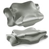 HOMBYS 2-Pack Satin Cervical Pillowcases (Only Pillowcase), Silky Satin Butterfly-Shaped