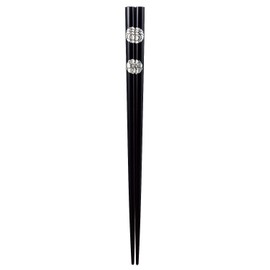 One Pair Chopsticks Lacquer (Wajima-nuri) Large Wheel (Tairin) Made in Japan Wooden (Natural Wood) Blue 22.5cm