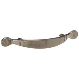 Dynasty Hardware P-80602-SN-25PK Arched Cabinet Hardware Pulls, Satin Nickel, 25 Pack