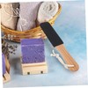 Healvian 1pc Wooden Handle Foot File Dual-sided Callus Remover Pedicure