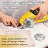 Cordless Electric Scissors, 4V Rechargeable Heavy Duty Rotary Cutter with