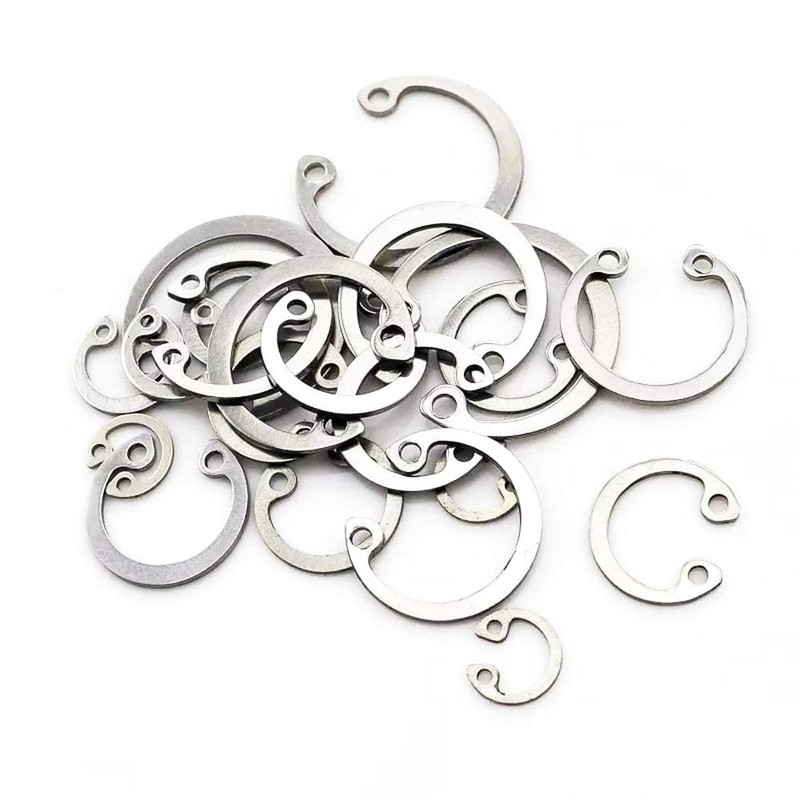 160PCS Metric 304 Stainless Steel C-Clips Internal Retaining Ring Assortment