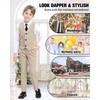 LOLANTA Boys Suit Wedding Ring Bearer Outfit Kids Suit Set,