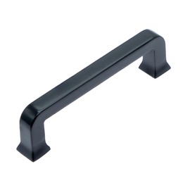 Utopia Alley Bergen Pull Handle - Decorative Cabinet Drop Pull Handles for Cabinets and Drawers - Finished Matt Black - Metal Drawer Pull Handle, 3.75" Center to Center (1)
