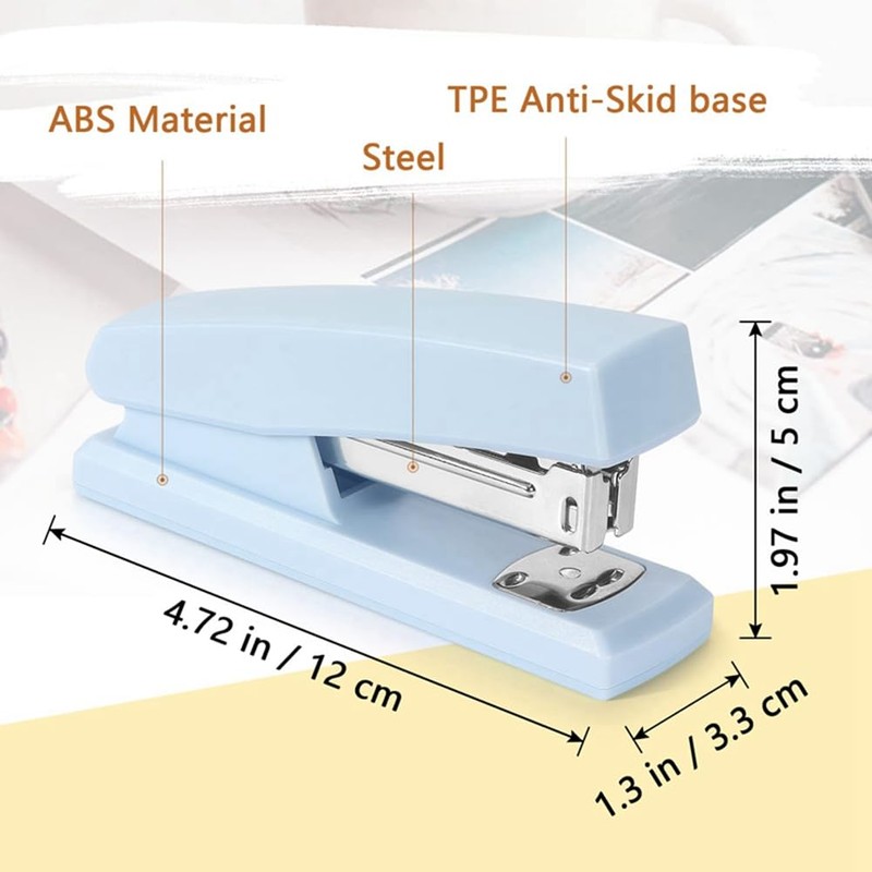 1 Piece Office Stapler for Desk Portable Staplers Office Supplies