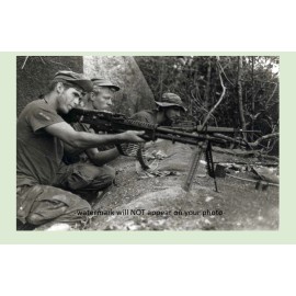 Vietnam War Marines Engage M16 Rifle Fire Fight PHOTO M60 NVA In View An Hoa 69