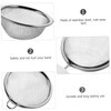 KICHOUSE 2pcs Stainless Steel Mesh Sieves Strainer Colander Kitchen Gadget