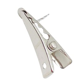 SM SunniMix Small Alligator Hair Clip, Duckbill Hairpin, Single Prong Flat Top Alligator Clip for DIY Hair Accessories