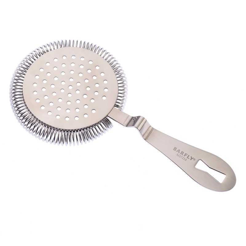 Barfly Deluxe Antique Hawthorne Spring Strainer, Stainless Steel