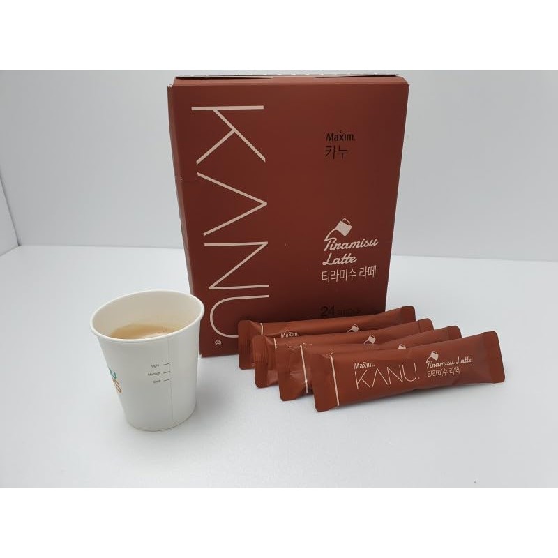 ZEESOON Kanu Tiramisu Latte Korea Instant Coffee Camping Essentials 17.3g