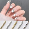 Chisafly Nail Parts, Chain, Rhinestone Chain, Sparkling, Nail Chain, Parts,