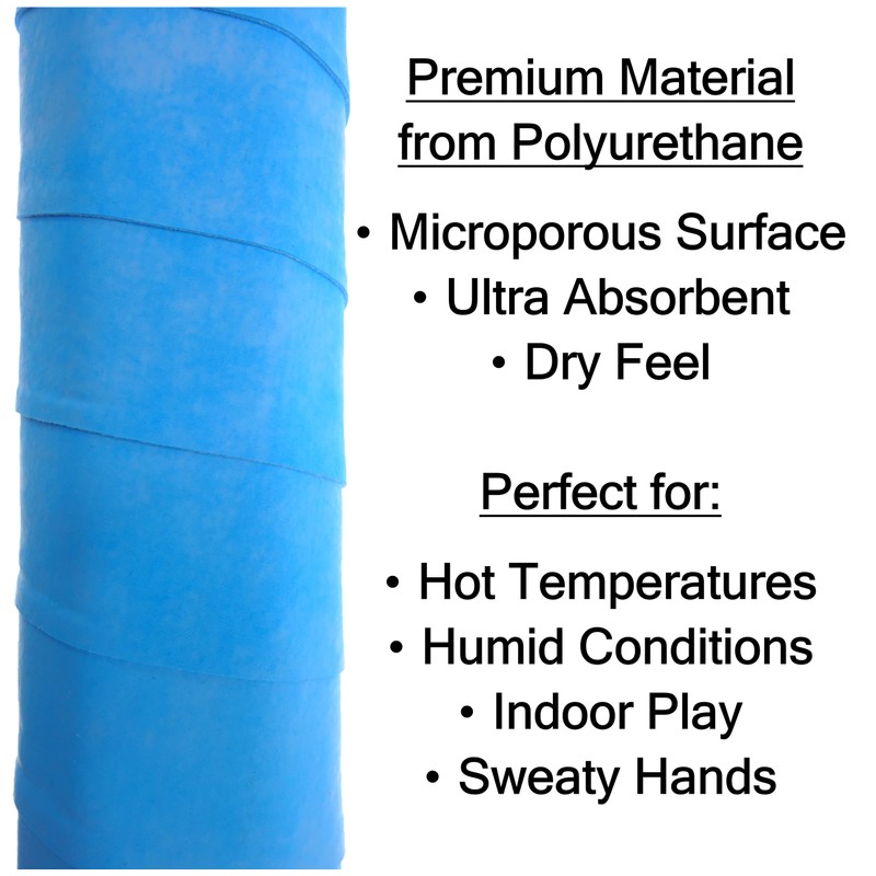 Tenletic Supreme Dry Racket Overgrip Tape – Blue – 4-Pack