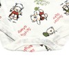 Junior Joy 3-6 Months Baby Printed Bodysuits White, 100% Cotton,