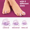 Hammer Toe Straightener: 3 Pairs Hammer Toe Corrector with Cushions