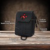 Klmnop Tactical Molle EMT Pouch，1000D Nylon Empty First Aid Pouch,