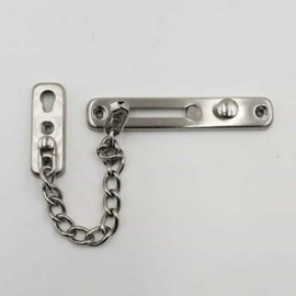 Door Chain Lock, Double Security for Front Doors, Entrance Safety Latch Front Door Safety Device 2ea
