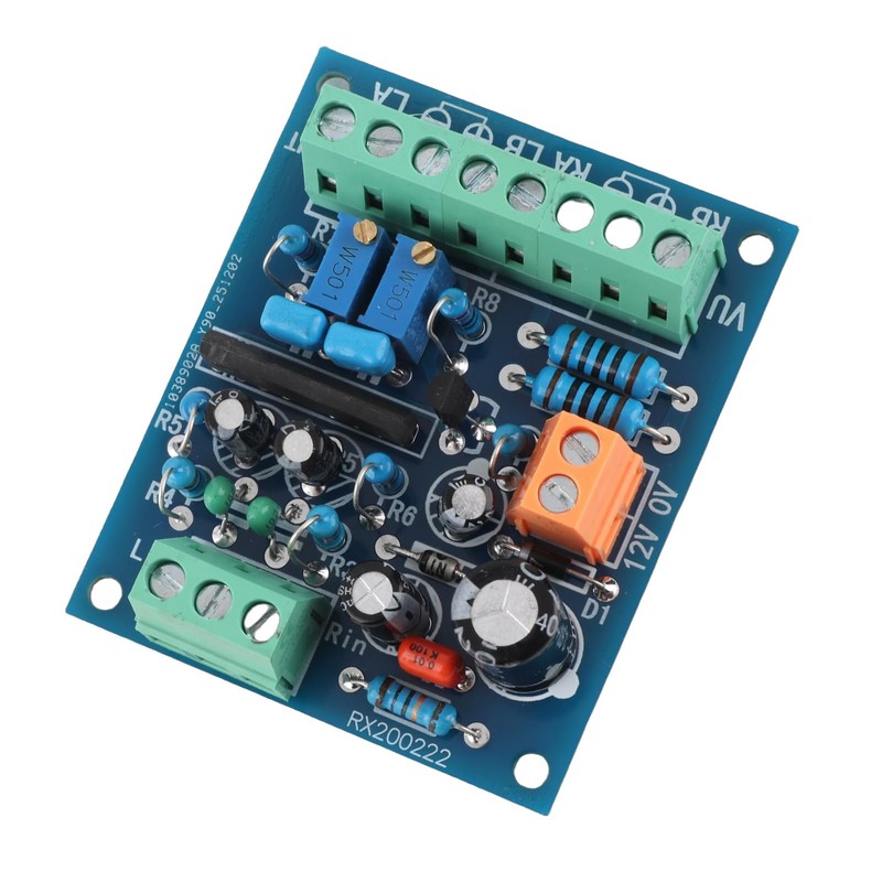 2 Pcs VU Meter Warm Backlight Recording Audio Level Amplifier