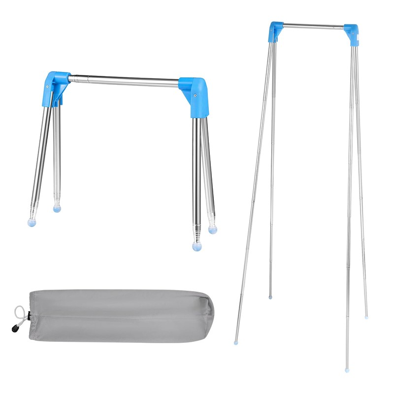 Portable Clothes Rack, Foldable, 13-28 Inch Extendable Clothes Rack, Foldable
