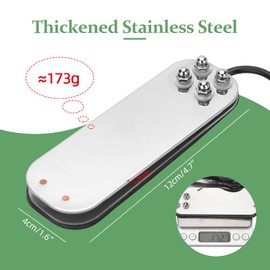 ATOMUS Tattoo Foot Switch Stainless Steel Foot Pedal Switch for Tattoo Machine Power Supply (#01 Stainless Steel)