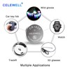 CELEWELL CR1620 5 Pack for Key Fob Tracker 70mAh 3V