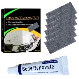 POKITA X Nano Sparkle Cloth Car Scratch Remover – 6 Packs, Nanosparkle Cloth for Light & Deep Scratches, Water Spots, Surface Repair – Suitable for All Vehicle