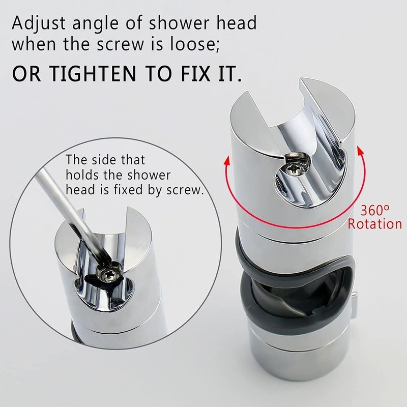 Shower Head Holders, BBLIKE Hand Shower Bracket Replacement 18-25MM Adjustable