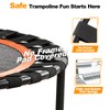 40"/48" Foldable Mini Trampoline Load 450lbs,Portable Exercise Rebounder Trampoline with