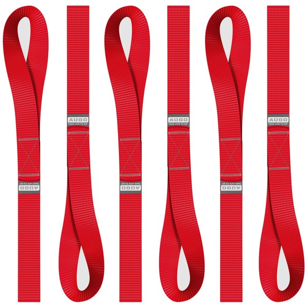 Soft Loop Tie Down Straps - 1,500 Load Capacity &