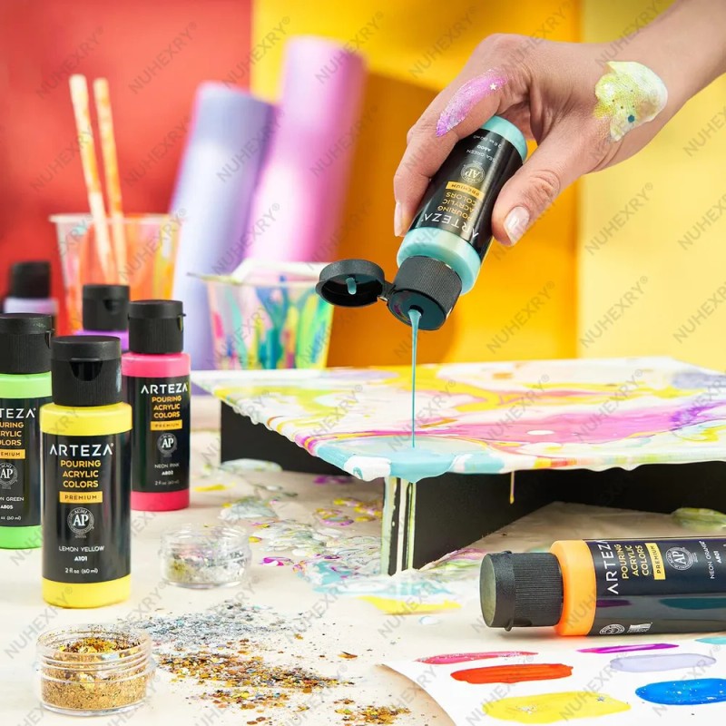 Set De Arte Kit De Dibujo Lápices Marcadores Teker 208pcs