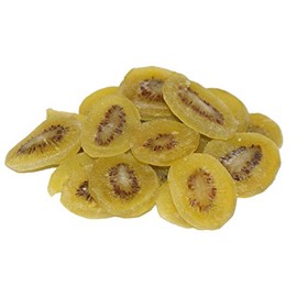 Kiwi Scheiben getrocknet, kandiert, exotischer Trockenfrüchte Snack, fruchtig lecker im Müsli, getrocknete Früchte - 500g